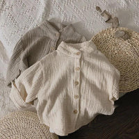 Load image into Gallery viewer, Baby Kid Unisex Solid Color Shirts Wholesale 20042602
