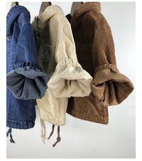 Load image into Gallery viewer, Baby Kid Unisex Solid Color Muslin&amp;Ribbed Jackets Outwears Wholesale 20042605
