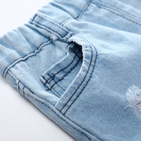Load image into Gallery viewer, Baby Kid Unisex Solid Color Ripped Shorts Jeans Wholesale 20042607
