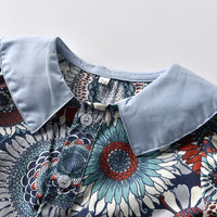 Load image into Gallery viewer, 2 Pieces Set Baby Kid Girls Solid Color Print Hats And Dresses Wholesale 204611983
