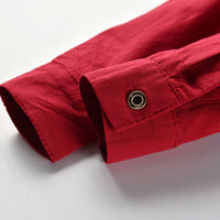 Load image into Gallery viewer, 2 Pieces Set Baby Kid Boys Dressy Solid Color Shirts And Striped Jumpsuits Wholesale 211109105
