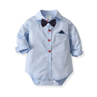 Load image into Gallery viewer, Baby Boys Solid Color Polka dots Bow Rompers Others Accessories Wholesale 211109112
