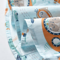 Load image into Gallery viewer, 2 Pieces Set Baby Kid Boys Animals Cartoon Print Shirts And Solid Color Rompers Wholesale 211109119
