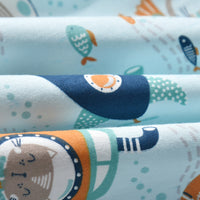 Load image into Gallery viewer, 2 Pieces Set Baby Kid Boys Animals Cartoon Print Shirts And Solid Color Rompers Wholesale 211109119
