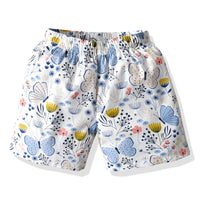 Load image into Gallery viewer, 2 Pieces Set Baby Kid Girls Cartoon Print T-Shirts Butterfly And Plant Shorts Wholesale 211109121
