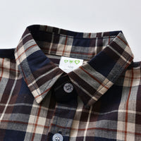 Load image into Gallery viewer, 2 Pieces Set Baby Kid Boys Birthday Party Checked Bow Shirts And Solid Color Jumpsuits Wholesale 211109122
