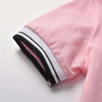 Load image into Gallery viewer, 2 Pieces Set Baby Kid Boys Dressy Striped Bow Polo Shirts And Solid Color Rompers Wholesale 211109140
