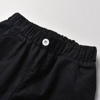 Load image into Gallery viewer, 2 Pieces Set Baby Kid Boys Dressy Striped Bow Polo Shirts And Solid Color Rompers Wholesale 211109140
