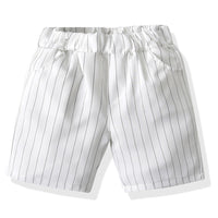 Load image into Gallery viewer, Baby Kid Boys Solid Color Striped Shorts Wholesale 211109167
