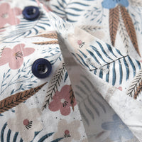 Load image into Gallery viewer, 2 Pieces Set Baby Kid Boys Birthday Party Flower Bow Print Shirts And Solid Color Rompers Wholesale 21110917
