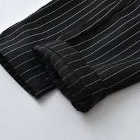 Load image into Gallery viewer, 3 Pieces Set Baby Kid Boys Birthday Party Solid Color Bow Shirts Striped Vests Waistcoats And Jumpsuits Wholesale 211109171
