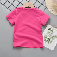 Load image into Gallery viewer, Baby Kid Girls Letters Fruit Polka dots Cartoon Print T-Shirts Wholesale 211109177
