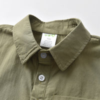 Load image into Gallery viewer, 2 Pieces Set Baby Kid Boys Solid Color Polo Shirts And Shorts Wholesale 21110918
