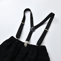 Load image into Gallery viewer, 2 Pieces Set Baby Kid Boys Birthday Party Bow Shirts And Solid Color Jumpsuits Wholesale 211109184
