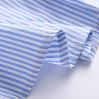 Load image into Gallery viewer, 2 Pieces Set Baby Kid Boys Birthday Party Striped Bow Shirts And Solid Color Pants Wholesale 211109188
