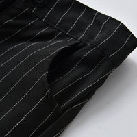 Load image into Gallery viewer, 2 Pieces Set Baby Kid Boys Birthday Party Solid Color Bow Shirts And Striped Pants Wholesale 211109190
