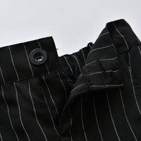 Load image into Gallery viewer, 2 Pieces Set Baby Kid Boys Birthday Party Solid Color Bow Shirts And Striped Pants Wholesale 211109190
