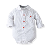 Load image into Gallery viewer, 2 Pieces Set Baby Boys Birthday Party Bow Rompers And Solid Color Jumpsuits Wholesale 21110921
