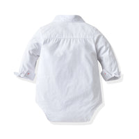 Load image into Gallery viewer, 2 Pieces Set Baby Boys Birthday Party Bow Rompers And Solid Color Jumpsuits Wholesale 21110921
