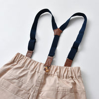 Load image into Gallery viewer, 2 Pieces Set Baby Kid Boys Birthday Party Checked Bow Shirts And Solid Color Jumpsuits Wholesale 211109213
