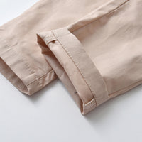 Load image into Gallery viewer, 2 Pieces Set Baby Kid Boys Birthday Party Checked Bow Shirts And Solid Color Jumpsuits Wholesale 211109213
