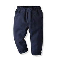 Load image into Gallery viewer, 2 Pieces Set Baby Kid Boys Birthday Party Solid Color Bow Shirts And Pants Wholesale 211109219
