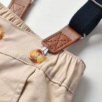 Load image into Gallery viewer, 2 Pieces Set Baby Kid Boys Birthday Party Checked Bow Shirts And Solid Color Jumpsuits Wholesale 211109220
