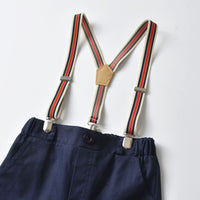 Load image into Gallery viewer, 2 Pieces Set Baby Kid Boys Birthday Party Bow Shirts And Solid Color Rompers Wholesale 211109221
