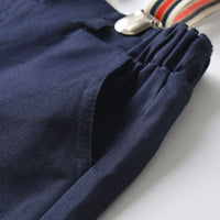 Load image into Gallery viewer, 2 Pieces Set Baby Kid Boys Birthday Party Bow Shirts And Solid Color Rompers Wholesale 211109221
