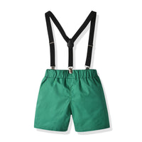 Load image into Gallery viewer, 2 Pieces Set Baby Kid Boys Birthday Party Bow Shirts And Solid Color Rompers Wholesale 211109223
