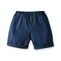 Load image into Gallery viewer, 2 Pieces Set Baby Kid Boys Birthday Party Bow Shirts And Solid Color Rompers Wholesale 211109225
