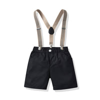 Load image into Gallery viewer, Baby Kid Boys Solid Color Striped Birthday Party Suits Rompers Wholesale 211109231
