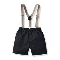 Load image into Gallery viewer, Baby Kid Boys Solid Color Striped Birthday Party Suits Rompers Wholesale 211109231
