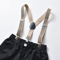 Load image into Gallery viewer, Baby Kid Boys Solid Color Striped Birthday Party Suits Rompers Wholesale 211109231
