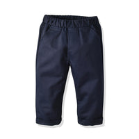 Load image into Gallery viewer, 3 Pieces Set Baby Kid Boys Dressy Birthday Party Striped Bow Shirts Solid Color Vests Waistcoats And Pants Wholesale 211109240
