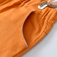 Load image into Gallery viewer, 2 Pieces Set Baby Kid Boys Birthday Party Solid Color Bow Shirts And Jumpsuits Wholesale 21110927
