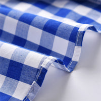 Load image into Gallery viewer, 2 Pieces Set Baby Kid Boys Dressy Birthday Party Checked Bow Shirts And Solid Color Pants Wholesale 211109274
