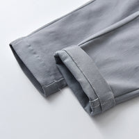 Load image into Gallery viewer, 2 Pieces Set Baby Kid Boys Dressy Birthday Party Checked Bow Shirts And Solid Color Pants Wholesale 211109274
