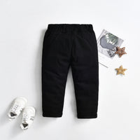 Load image into Gallery viewer, 3 Pieces Set Baby Kid Boys Striped Bow Shirts Solid Color Pants And Crochet Sweaters Wholesale 211109284
