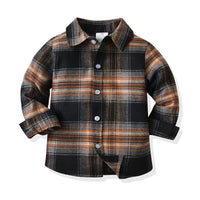 Load image into Gallery viewer, 2 Pieces Set Baby Kid Boys Checked Bow Shirts And Solid Color Jumpsuits Wholesale 211109290
