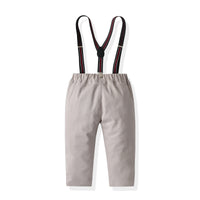 Load image into Gallery viewer, 2 Pieces Set Baby Kid Boys Solid Color Shirts And Jumpsuits Wholesale 211109296
