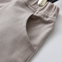 Load image into Gallery viewer, 2 Pieces Set Baby Kid Boys Solid Color Shirts And Jumpsuits Wholesale 211109296
