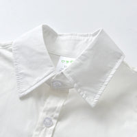 Load image into Gallery viewer, 2 Pieces Set Baby Kid Boys Birthday Party Solid Color Bow Shirts And Jumpsuits Wholesale 21110930
