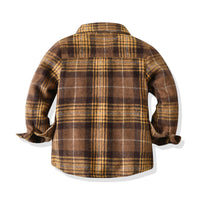 Load image into Gallery viewer, 2 Pieces Set Baby Kid Boys Dressy Birthday Party Checked Bow Shirts And Solid Color Pants Suits Wholesale 211109300
