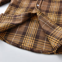 Load image into Gallery viewer, 2 Pieces Set Baby Kid Boys Dressy Birthday Party Checked Bow Shirts And Solid Color Pants Suits Wholesale 211109300
