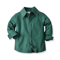 Load image into Gallery viewer, 3 Pieces Set Baby Kid Boys Dressy Birthday Party Solid Color Bow Shirts And Checked Vests Waistcoats And Pants Suits Wholesale 211109301
