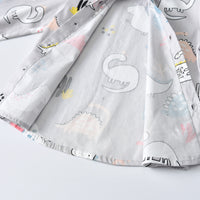 Load image into Gallery viewer, 2 Pieces Set Baby Kid Boys Birthday Party Cartoon Bow Print Shirts And Solid Color Jumpsuits Wholesale 211109306
