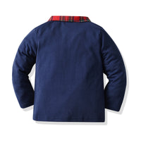 Load image into Gallery viewer, Baby Kid Boys Color-blocking Checked Polo Shirts Wholesale 211109310
