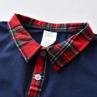 Load image into Gallery viewer, Baby Kid Boys Color-blocking Checked Polo Shirts Wholesale 211109310
