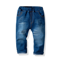 Load image into Gallery viewer, 2 Pieces Set Baby Kid Boys Birthday Party Striped Bow Shirts And Solid Color Jeans Wholesale 211109313
